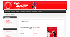Desktop Screenshot of fight-academy.eu